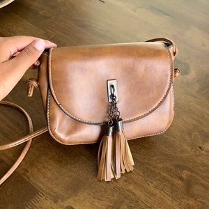 Bohemian Cross body camel Purse